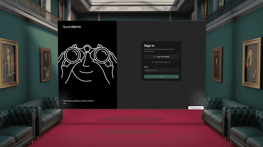 Accel Atoms Internal Review Application